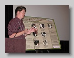107  Student Jeremy Keene presenting his research poster  [SM]